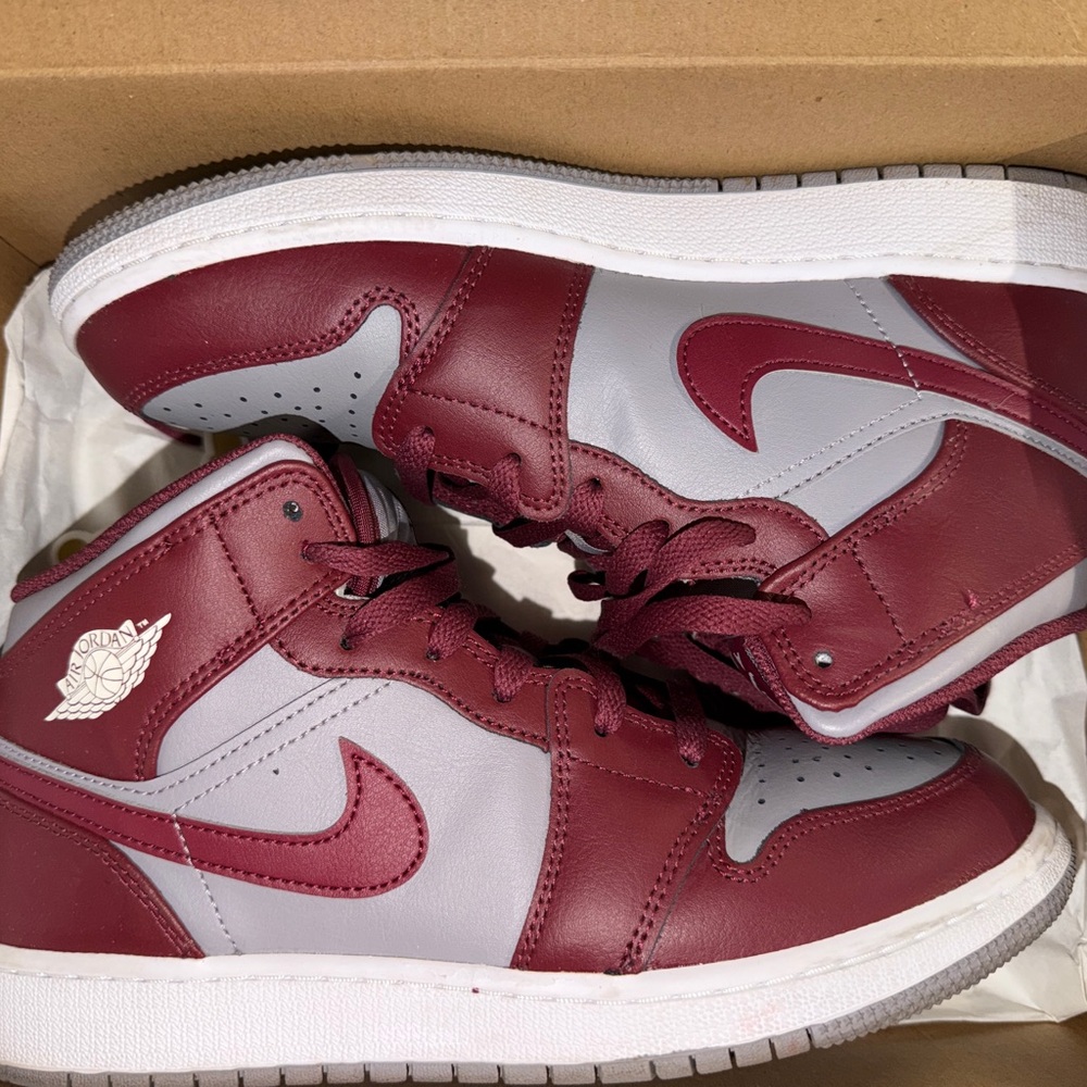 Jordan Cherrywood Red and White Sneakers